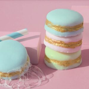 Mini Sabonete de Macarons Artesanal 🍬🌸